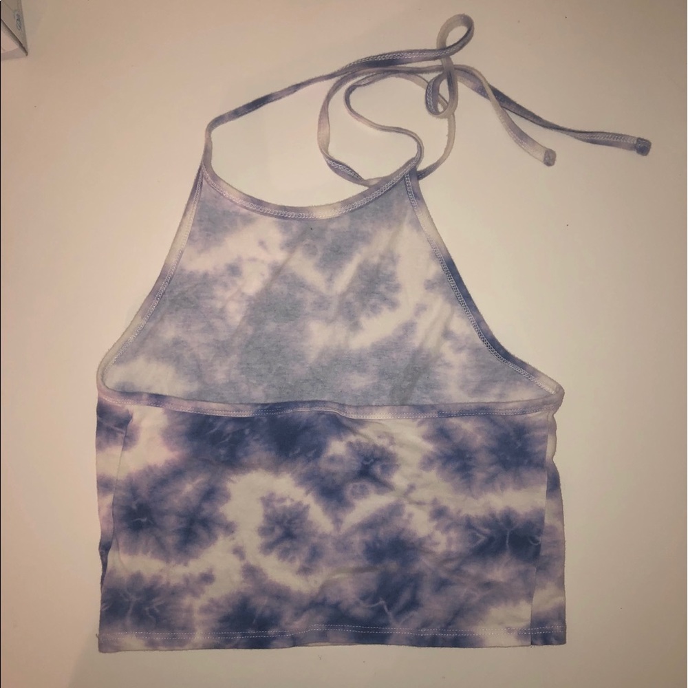 Aeropostale Tie Dye Halter Tank Top - Picture 3 of 5